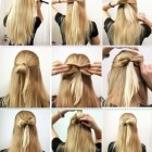 Egyszerű hosszú haj frizurák