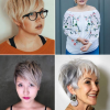 Rövid frizurák 2023 50 év feletti nők kerek arccal