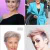 Rövid frizurák szürke nők 2023
