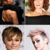 Rövid frizurák 2023 nők barna