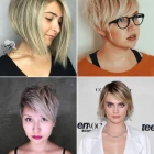 Rövid frizurák 2023 női kerek arc