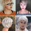 Rövid frizurák nők 2023 szemüveggel