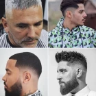Férfi frizurák 2023 szakállal