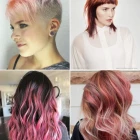Rózsaszín új frizura 2023
