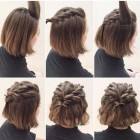 Frizurák megerősítése közepes hosszúságú haj