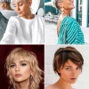 Rövid frizurák 2024 női szőke képek