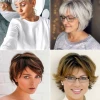 Rövid frizurák nők Csintalan 2024 szemüveggel