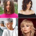 Közepes hosszúságú frizurák 2024 nők