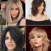 Közepes hosszúságú frizurák nők 2024